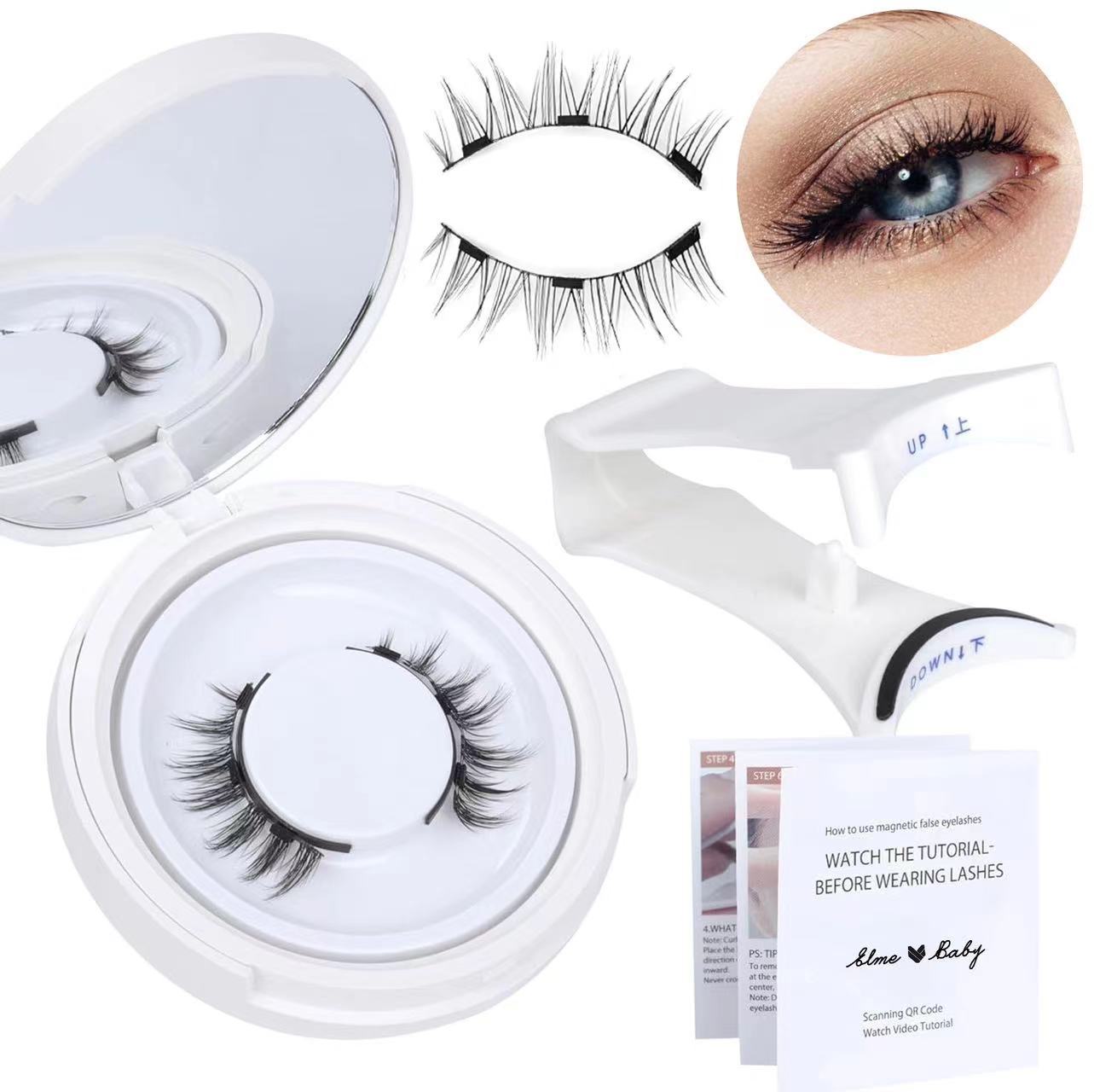 Magnetic False Eyelashes Set — No Glue, Instant Glam