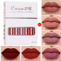 Matte Waterproof Lip Gloss Set – 6 Boxes (2.5ml Each)